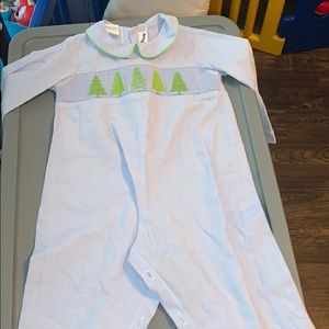 Silly goose hand smocked outfit